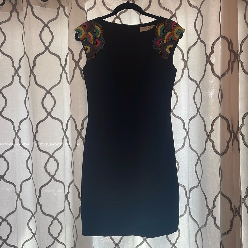 Trina Turk LBD with festive beading